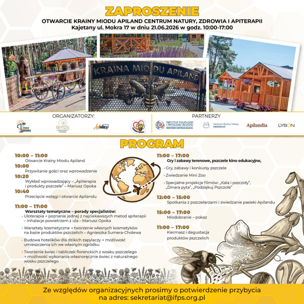 Zaproszenie - APILAND Kraina Miodu