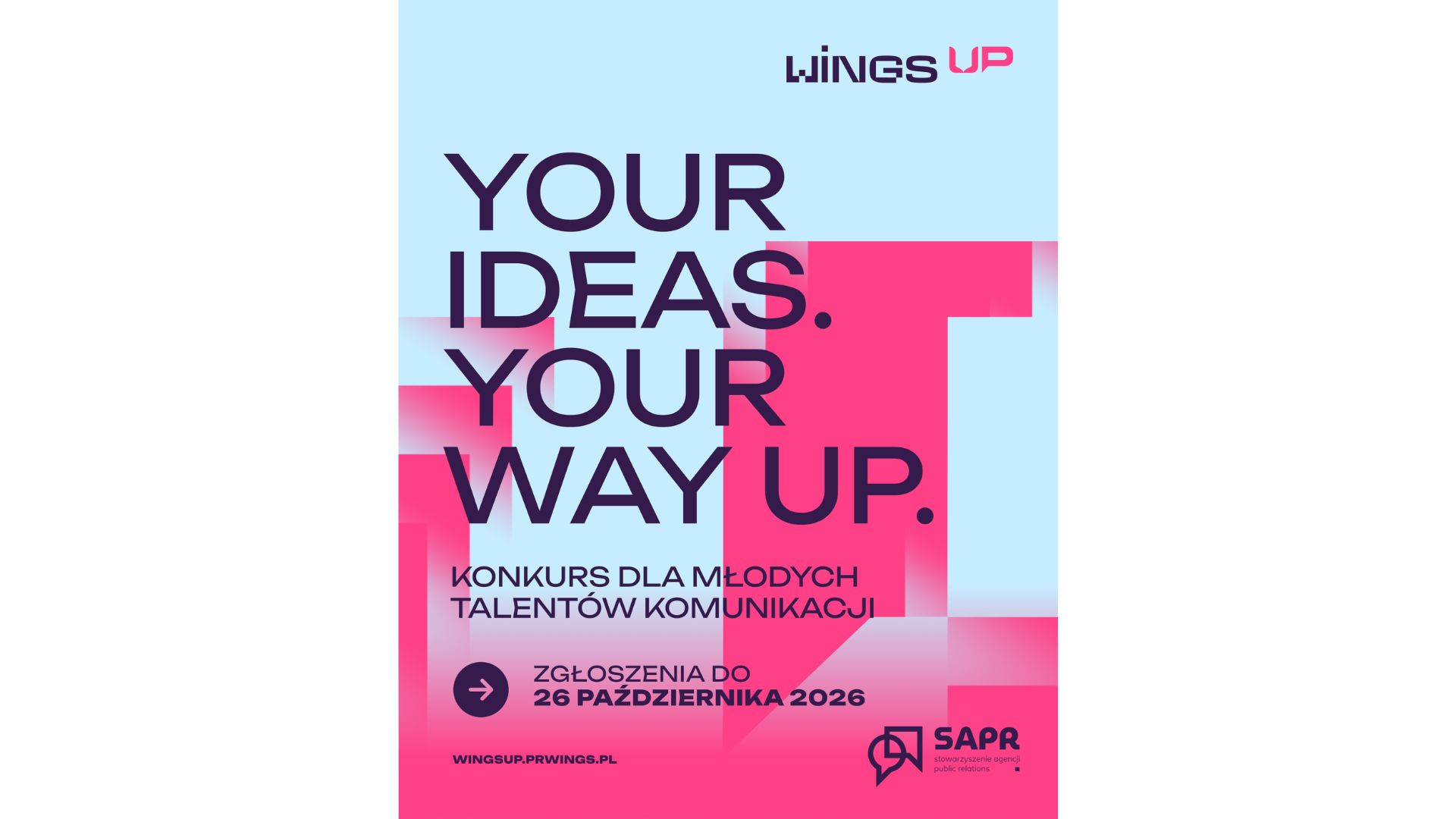 SAPR ogłasza Wings Up. Nowy konkurs dla młodych talentów PR i komunikacji